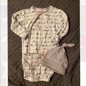 Magnetic Me NB - 3 months Farm Animals Gown